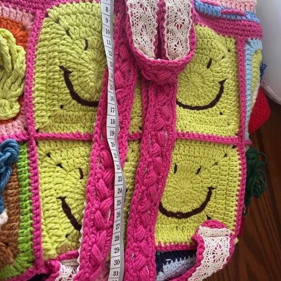 Handmade crochet backpack - Picture 5 of 9
